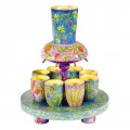 Yair Emanuel Wooden Kiddush Fountain - The Seven Species FN-3