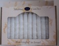 Scented White  Shabbat Candle - 5.5"