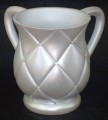 Acrylic Washing Cup Quilted look Silver (WC-AVI576S)