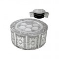 Silver Plated 3 Level Seder Plate with Doors