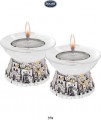 Jerusalem Candlesticks Small Round