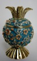 Jeweled Honey Dish, Floral Motif
