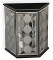 Silver and wood Tzedakka Holder