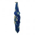 Blue White Havdalah Candle    HV-HBW12F