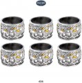 Jerusalem Napkin Ring set
