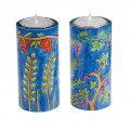 Emanuel Hand Painted Candlesticks