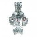 Karshi silver plated kiddush fountain