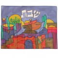 emanuel Hand Painted Silk Challa Cover