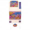 Yair emanuel Cotton and Silk Tallit – Jerusalem gate in color TWS-10