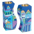 Emanuel Hand Painted Candlesticks