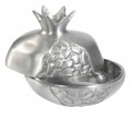 Aluminium Pomegranates Honey Dish (Small) - Silver