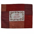 Red Patched Embroidered Challa Cover