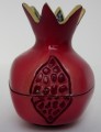 Aluminium Pomegranates Honey Dish (Small) - Red