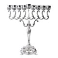 Nickel  Menorah Extra Large 19" (M-6631N)