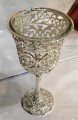 Glass Kiddush Cup on Foot