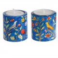 Emanuel Hand Painted Candlesticks