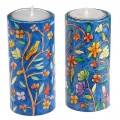 Emanuel Hand Painted Candlesticks