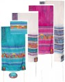 Yair emanuel Hand-Painted Silk Tallit – Jerusalem  21" x 77" TS-1