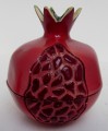Aluminium Pomegranates Honey Dish (Large) - Red