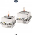 Jerusalem Strip Cube Candleholder