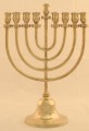 Classic 10" Brass  Menorah