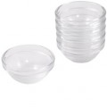 Glass bowls for seder plates- Small 2.25"   Set of 6