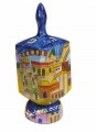 Extra Large Wooden Dreidel + Stand