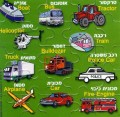 Cars Transportation  Magnetic Puzzle   GM-MPC