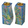 Emanuel Hand Painted Candlesticks