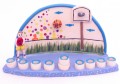 Basketball Ceramic Menorah 